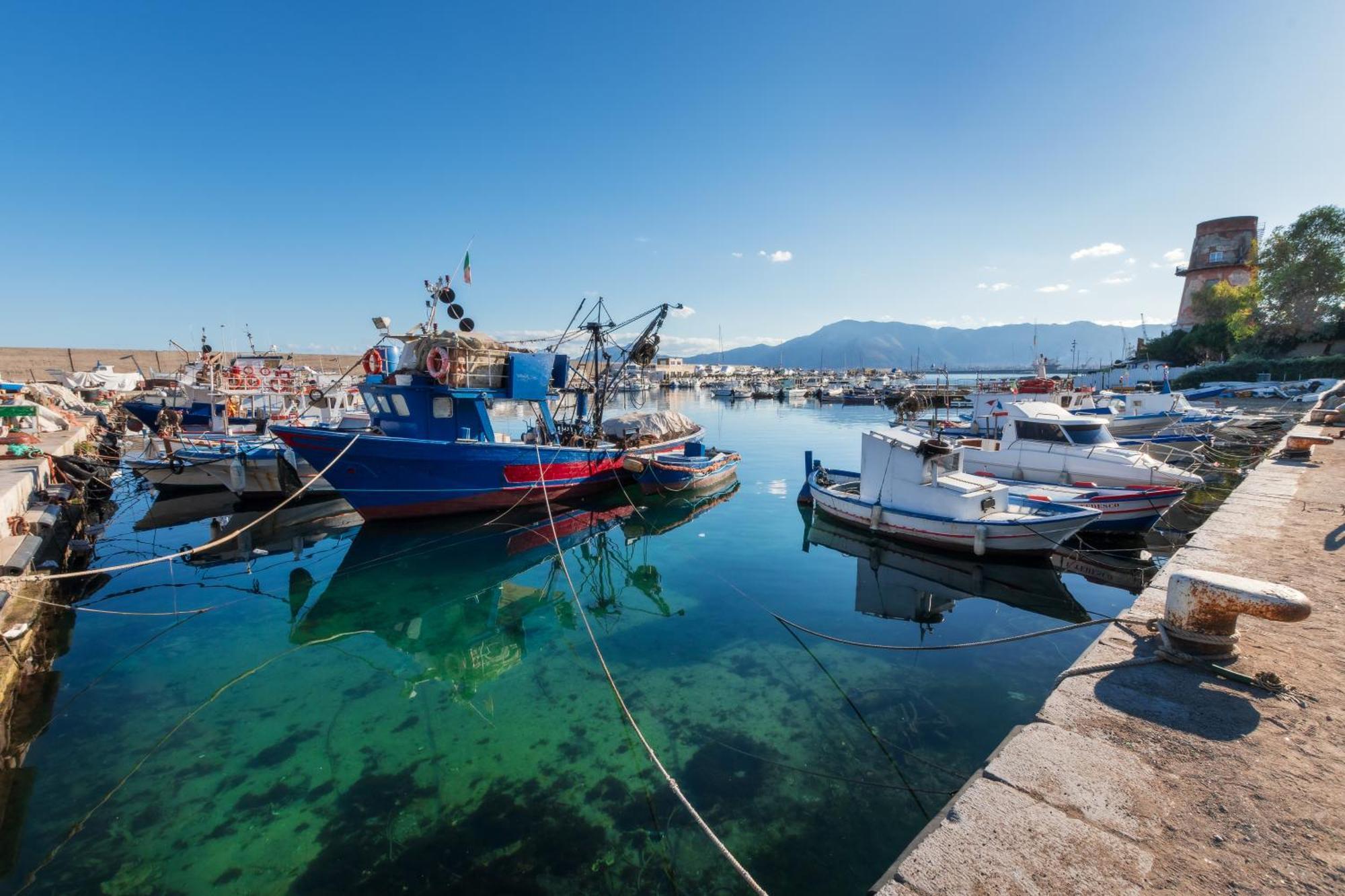 Апартаменты Casa De Paoli - Vista Mare Arenella, Palermo Con Parcheggio Privato Экстерьер фото