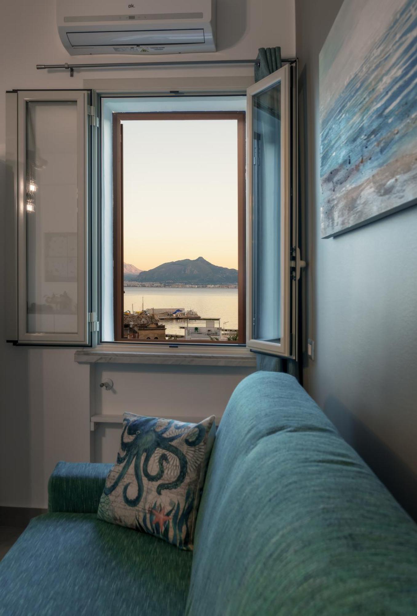 Апартаменты Casa De Paoli - Vista Mare Arenella, Palermo Con Parcheggio Privato Экстерьер фото